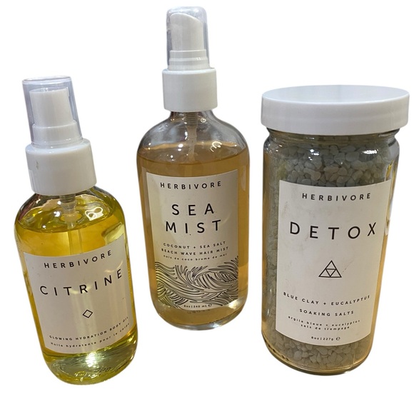 Herbivore Botanicals Other - LOT of 3 Herbivore Body Oil, Soaking Salts, and Hair Mist